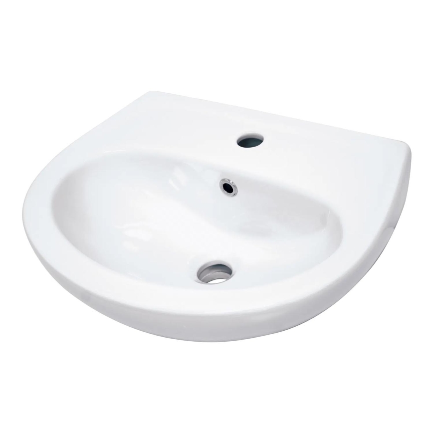 Deante CDJ_6U4W - Lavabo suspendu avec perçage pour robinetterie JASMIN 45,7x36,4 cm  céramique/blanc