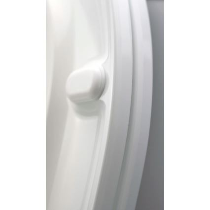 Deante CDJD6RPS - Staande toilet met toiletzitting JASMIN keramiek/wit