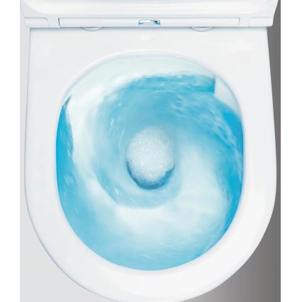 Deante CDJD6RPS - Staande toilet met toiletzitting JASMIN keramiek/wit