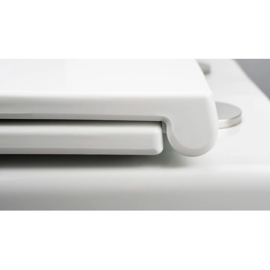 Deante CGRD6ZPW - Hangend toilet met SoftClose-zitting ROUND keramiek/wit