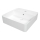 Deante CGS_6U4B - Vasque à poser avec orifice pour le robinet SQUARE 42x42 cm céramique/blanc