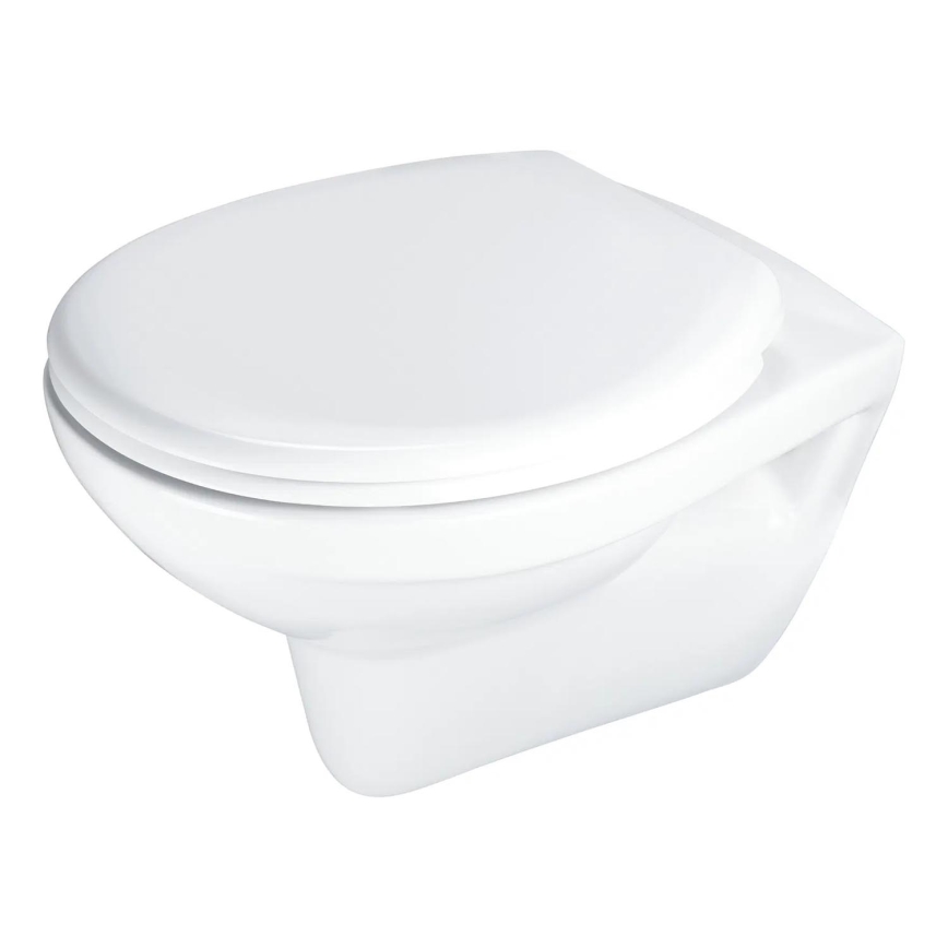 Deante CMOD6SPW - Wandtoilet met toiletbril BORO keramiek/wit