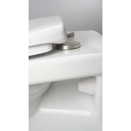 Deante CMOD6SPW - Wandtoilet met toiletbril BORO keramiek/wit