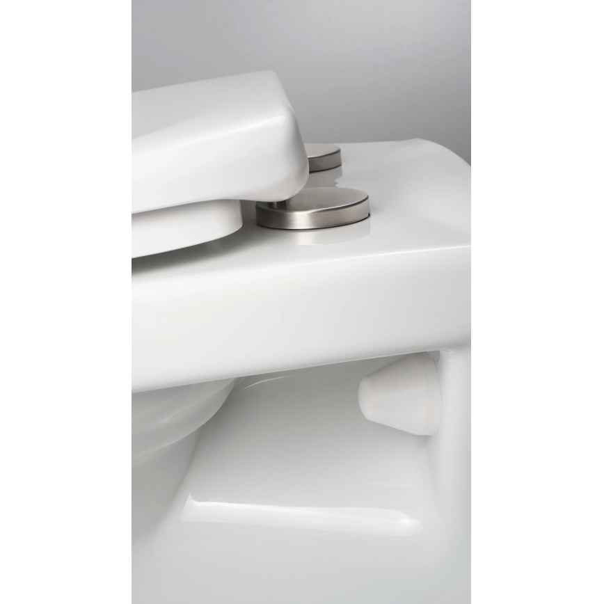 Deante CMOD6SPW - Wandtoilet met toiletbril BORO keramiek/wit