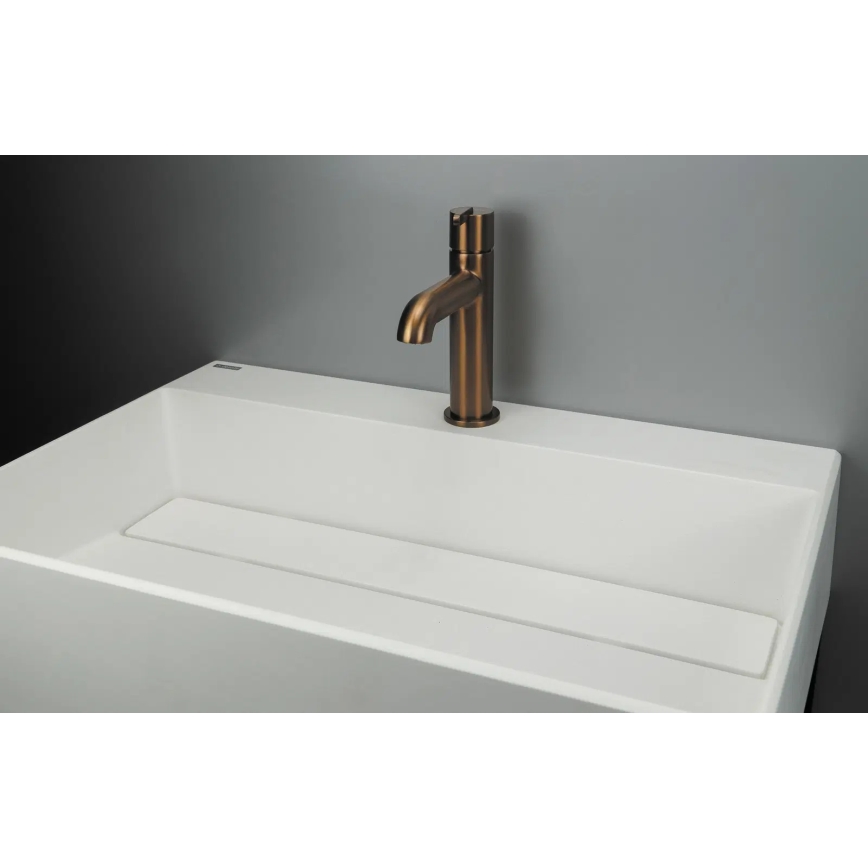 Deante CQR_AU6M - Opbouwwastafel CORREO 40x60 cm graniet/alabaster