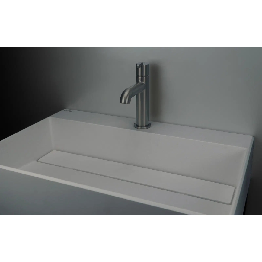Deante CQR_SU6M - Aanrecht wastafel CORREO 40x60cm graniet/metallic grijs