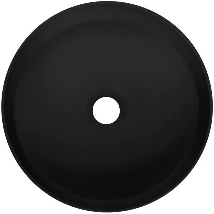 Deante CQS_NU4S - Opzetwastafel SILIA Ø 36 cm graniet/zwart