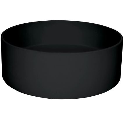 Deante CQS_NU4S - Opzetwastafel SILIA Ø 36 cm graniet/zwart