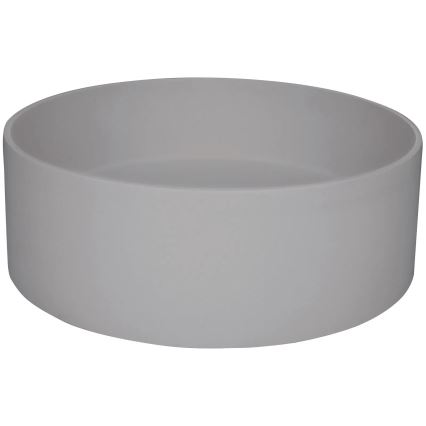 Deante CQS_SU4S - Opzetwastafel SILIA Ø 36 cm graniet/metallic grijs