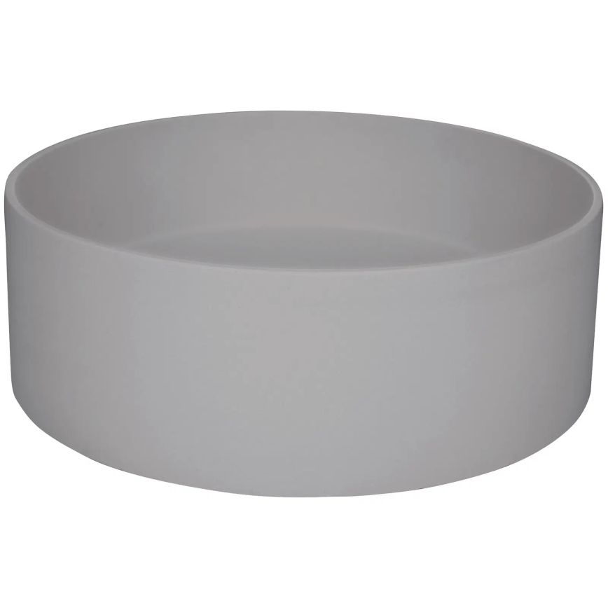 Deante CQS_SU4S - Opzetwastafel SILIA Ø 36 cm graniet/metallic grijs