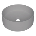 Deante CQS_SU4S - Vasque à poser SILIA Ø 36 cm granite/gris métallisé