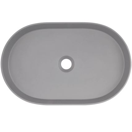 Deante CQS_SU6S - SILIA opzetwastafel 35x55 cm graniet/metallicgrijs
