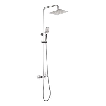 Deante NQL_04XM - Ensemble de douche avec mitigeur BLUR, chrome brillant