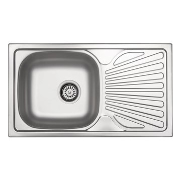 Deante ZEL_0113 - Évier de cuisine LEGATO 43,5x76 cm satin