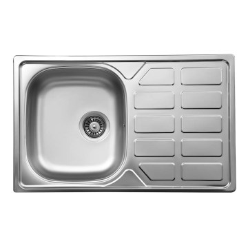 Deante ZEO_0113 - Évier de cuisine SOUL 49x78 cm satin