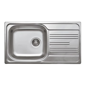 Deante ZEX_0113 - Évier de cuisine XYLO 43,5x78 cm satin