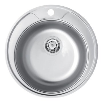 Deante ZHC_0813 - Gootsteen TWIST diameter 49 cm satijn