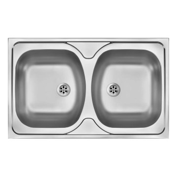 Deante ZM5_0200 - Évier de cuisine TANGO 50x80 cm satin