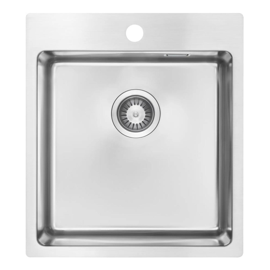 Deante ZPO_010A - Évier de cuisine OLFATO 50,5x45 cm brossé acier