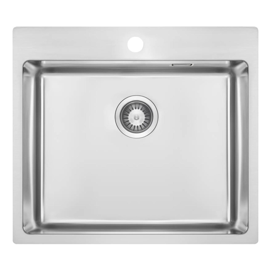 Deante ZPO_010B - Évier de cuisine OLFATO 50,5x55 cm brossé acier