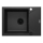 Deante ZQJ_G11A - Gootsteen EVORA 59x44 cm graniet/metallic grafiet
