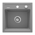 Deante ZQZ_S103 - Keukenspoelbak ZORBA 44x44 cm graniet/metallic grijs