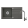 Deante ZQZVT113 - Évier de cuisine ZORBA 76x44 cm + sink tap granit/métallique anthracite