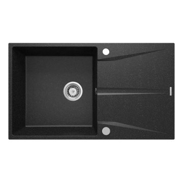 Deante ZRC_211A - Évier de cuisine CORIO 50x86 cm granite/graphite