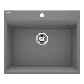 Deante ZRC_S10A - Évier de cuisine CORIO 50x60 cm granit/gris métallisé