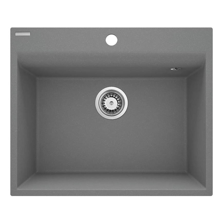 Deante ZRC_S10A - Gootsteen CORIO 50x60 cm graniet/metallic grijs