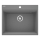 Deante ZRC_S10A - Gootsteen CORIO 50x60 cm graniet/metallic grijs