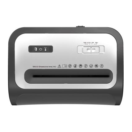 Déchiqueteuse de papier A4, capacité 22 l, 230V, noire
