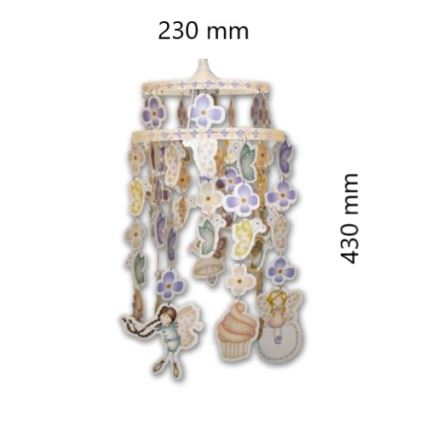Decofun 70-114 - Kinderlampenkap voor kinderkroonluchter HEIRLOOM E27 430x230 mm