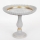 Decoratief dienblad diameter 23,5 cm wit/goud