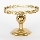 Decoratief dienblad diameter 25,5 cm goud