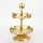 Decoratief dienblad diameter 25,5 cm goud