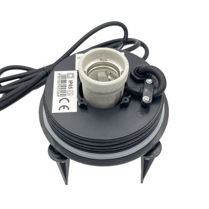 Decoratieve buitenlamp LUMISTONE 1xE27/15W/230V IP65 Ø 28 cm