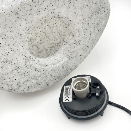 Decoratieve buitenlamp LUMISTONE 1xE27/15W/230V IP65 Ø 38 cm