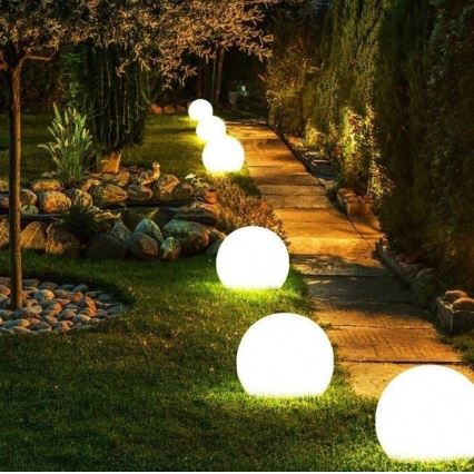 Decoratieve Lamp voor Buiten GARDEN BALL 1xE27/40W/230V IP65 d. 38 cm