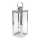 Decoratieve lantaarn 38 cm glanzend chroom