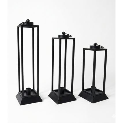 Decoratieve lantaarn HALL 34 cm zwart