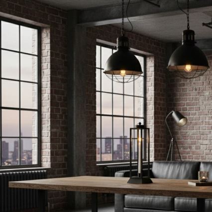 Decoratieve lantaarn HALL 39,5 cm zwart