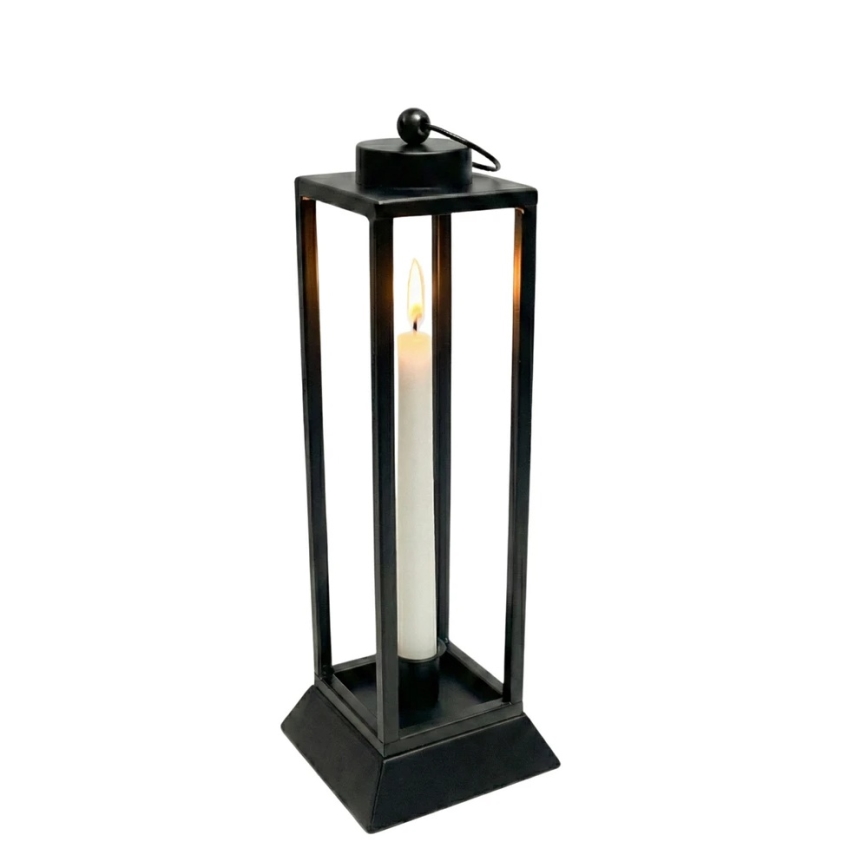 Decoratieve lantaarn HALL 39,5 cm zwart