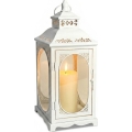 Decoratieve lantaarn ROSEHILL 40 cm wit