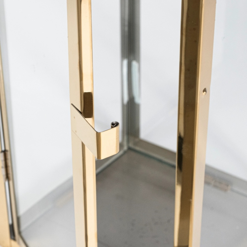 Decoratieve lantaarn TOWER 29 cm goud