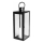Decoratieve lantaarn TOWER 38 cm zwart