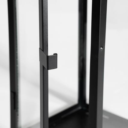 Decoratieve lantaarn TOWER 49 cm zwart