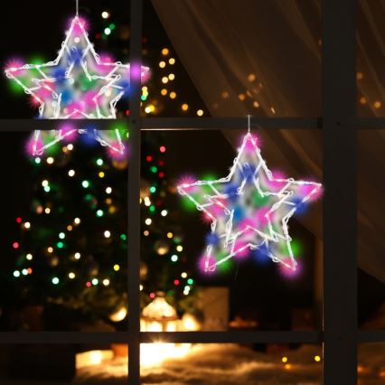 Décoration de noël LED/3xAA multicolore