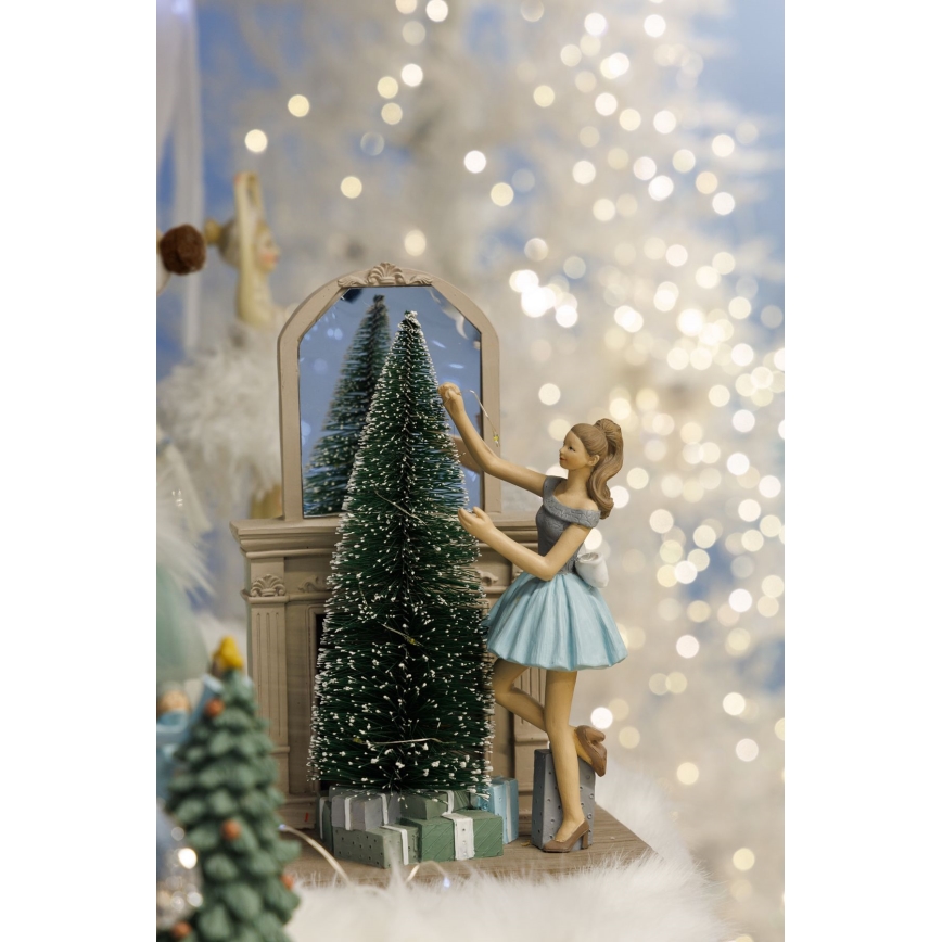 Décoration de Noël 10xLED/3xAAA blanc chaud