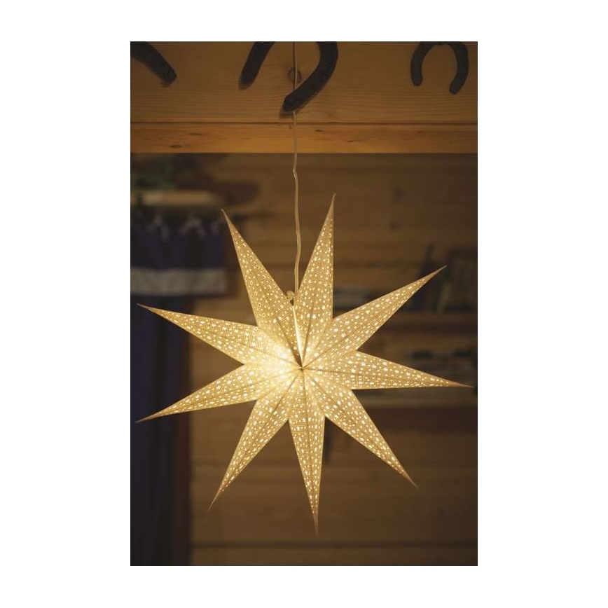 Décoration de noël 1xE14/25W/230V d. 60 cm argentée